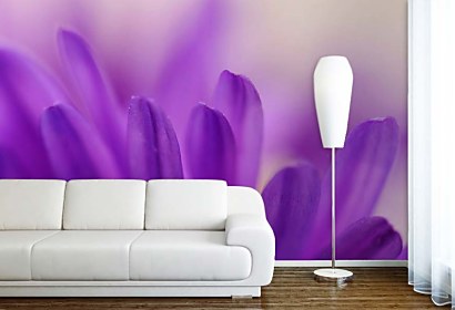 fialový kvet - fototapeta na mieru