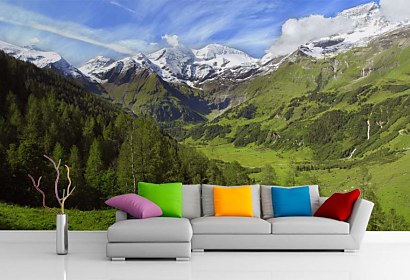 Pohľad na Alpy - Fototapeta na mieru