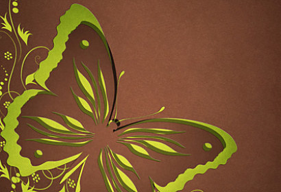 Fototapeta na zástěnu - Green butterfly 4792
