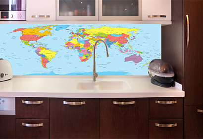 Fototapeta zástěna - Mapa světa 28018