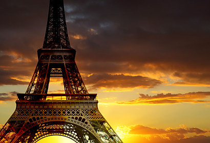 Fototapeta Eiffelova věž Západ slunce 24710