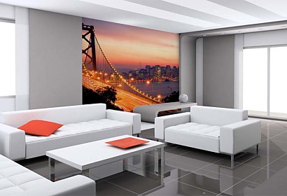 Moderná fototapeta na stenu do obývačky - Pohľad na San Francisco