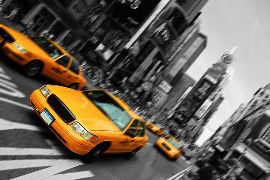 Fototapeta New York Taxi 18567