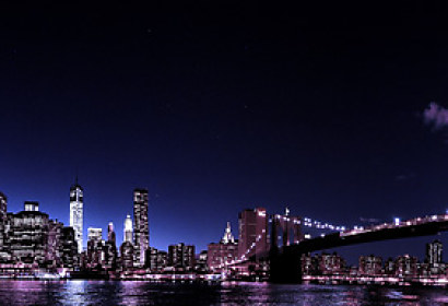 Fototapeta na zástěnu - Manhattan at night 28059