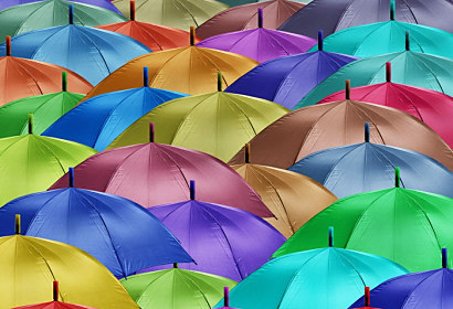 Fototapeta Multi-color Umbrellas ft-30996983